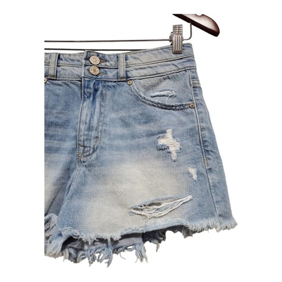 Kancan shorts size S high waisted light wash - Picture 4 of 6